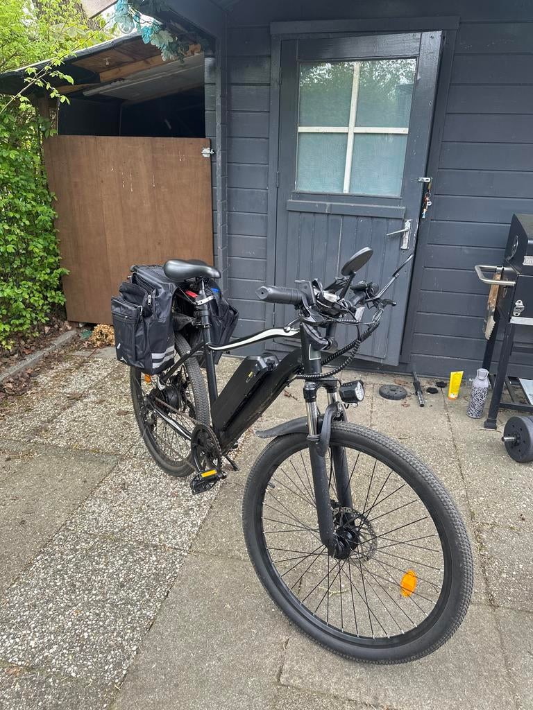 Elektrische mountainbike met fietstassen, Overige merken, Gebruikt, Ophalen of Verzenden, 51 tot 55 cm