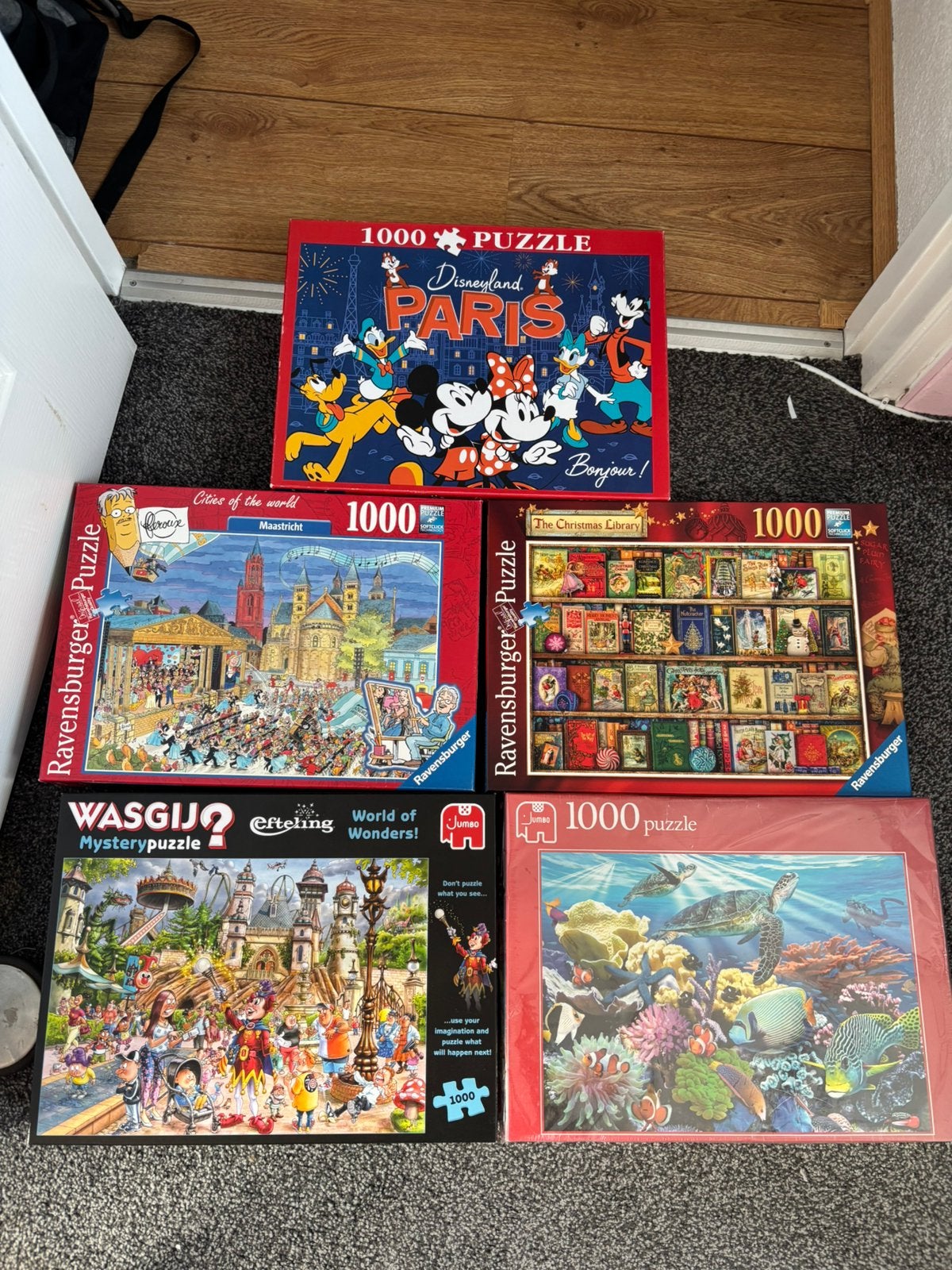 Puzzels 1000 stukjes, Ophalen of Verzenden, 500 t/m 1500 stukjes, Zo goed als nieuw, Legpuzzel