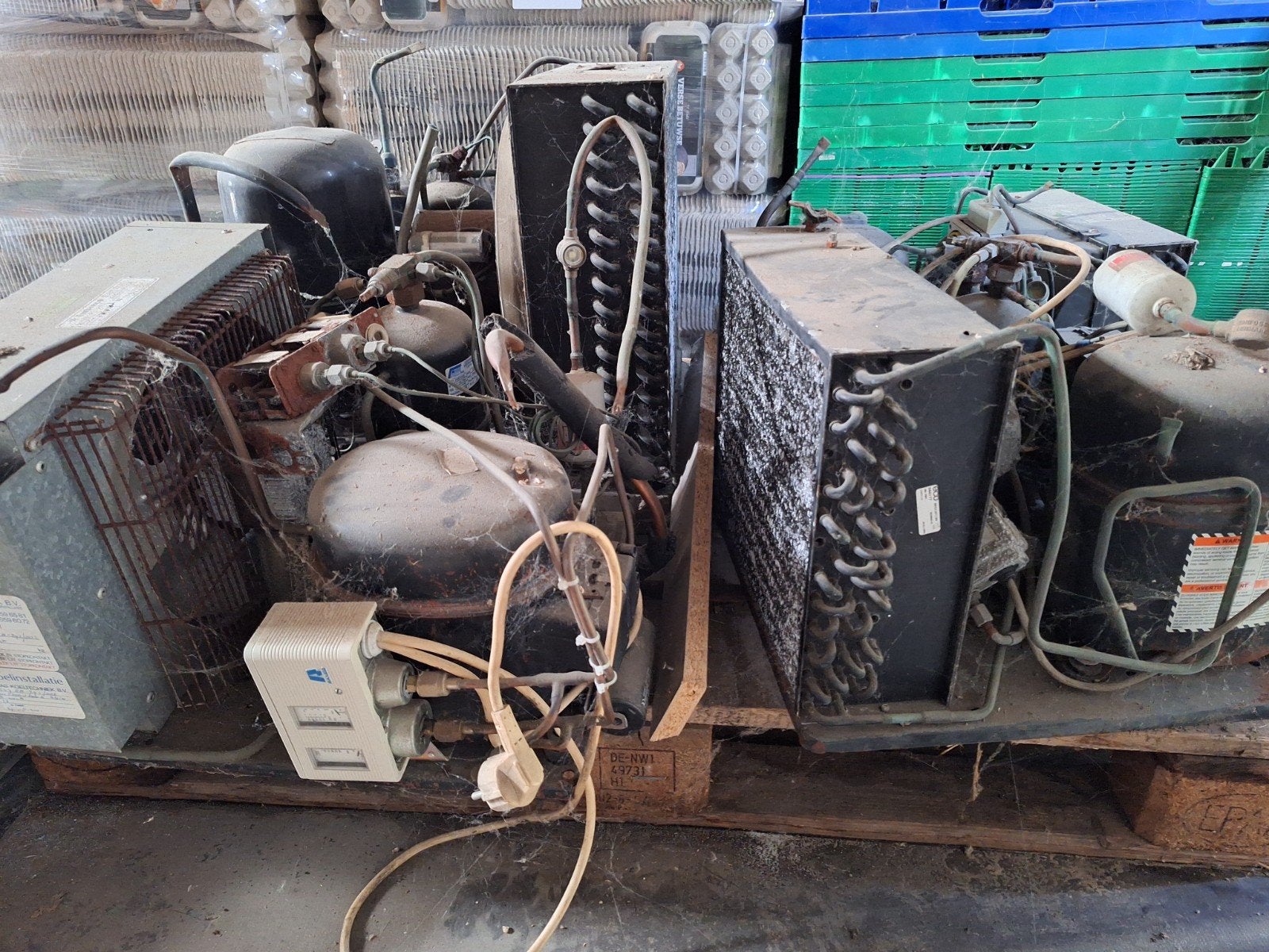 koelmotoren partij, 100 liter of meer, Ophalen, Minder dan 200 liter/min