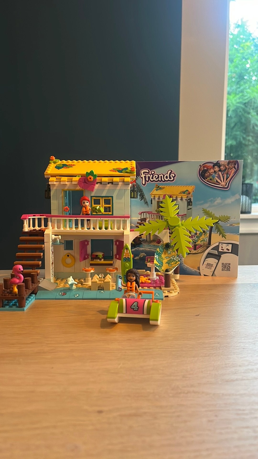 Lego friends strandhuis 41428, Kinderen en Baby's, Speelgoed | Duplo en Lego, Zo goed als nieuw, Lego, Complete set, Inclusief accessoires