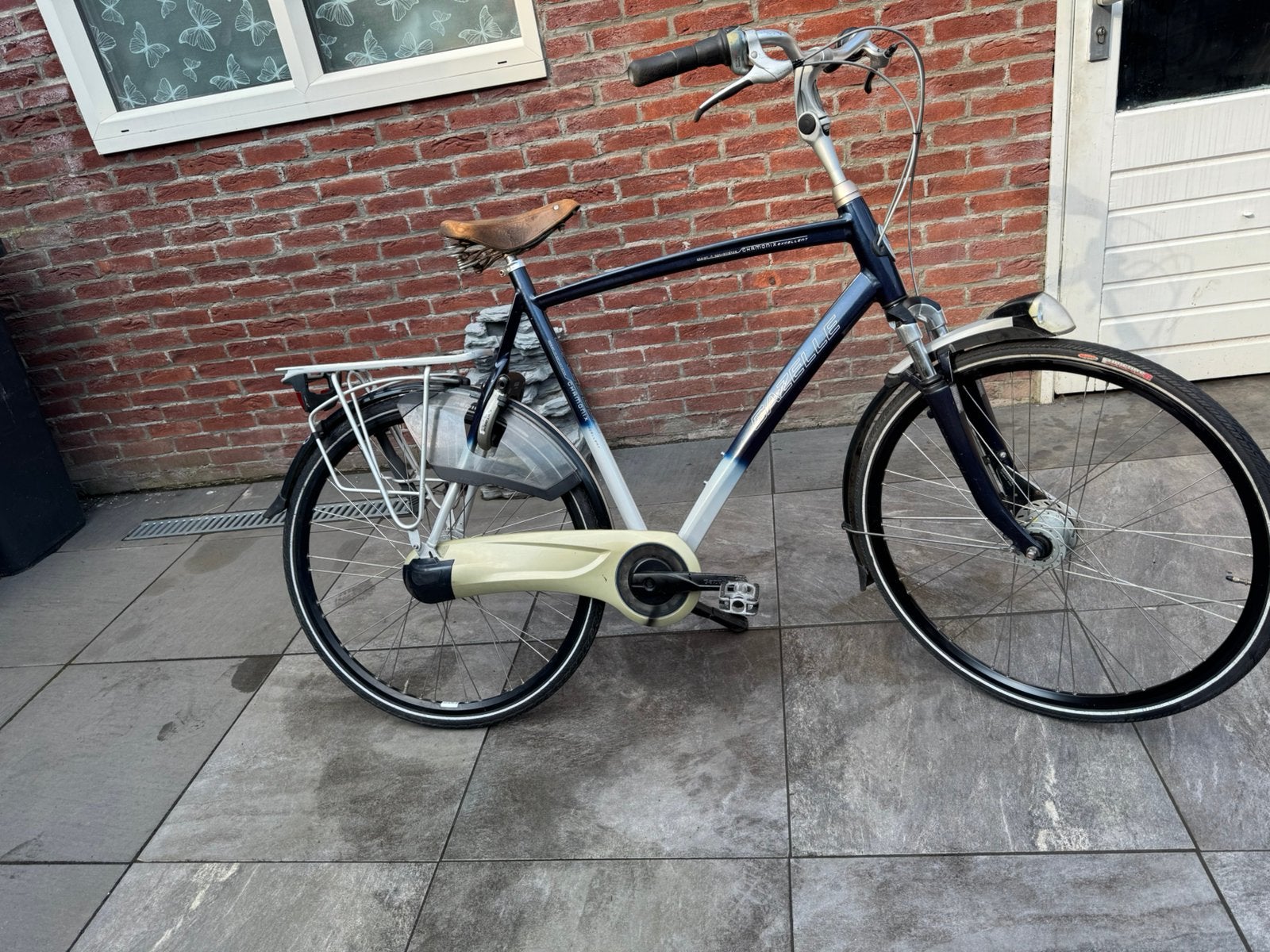 Gazelle chamonix herenfiets, Versnellingen, Ophalen of Verzenden, Zo goed als nieuw, 65 cm of meer