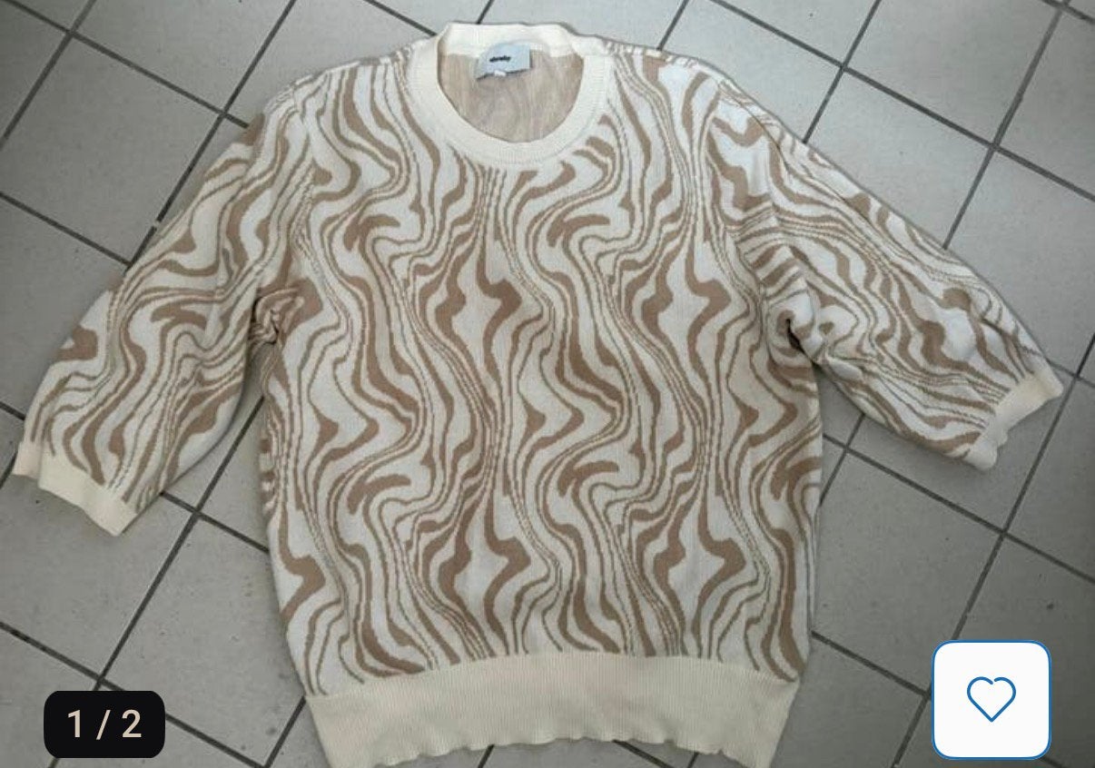 Zomertrui beige met print XL 100% katoen, Ophalen of Verzenden, Nieuw, Maat 46/48 (XL) of groter