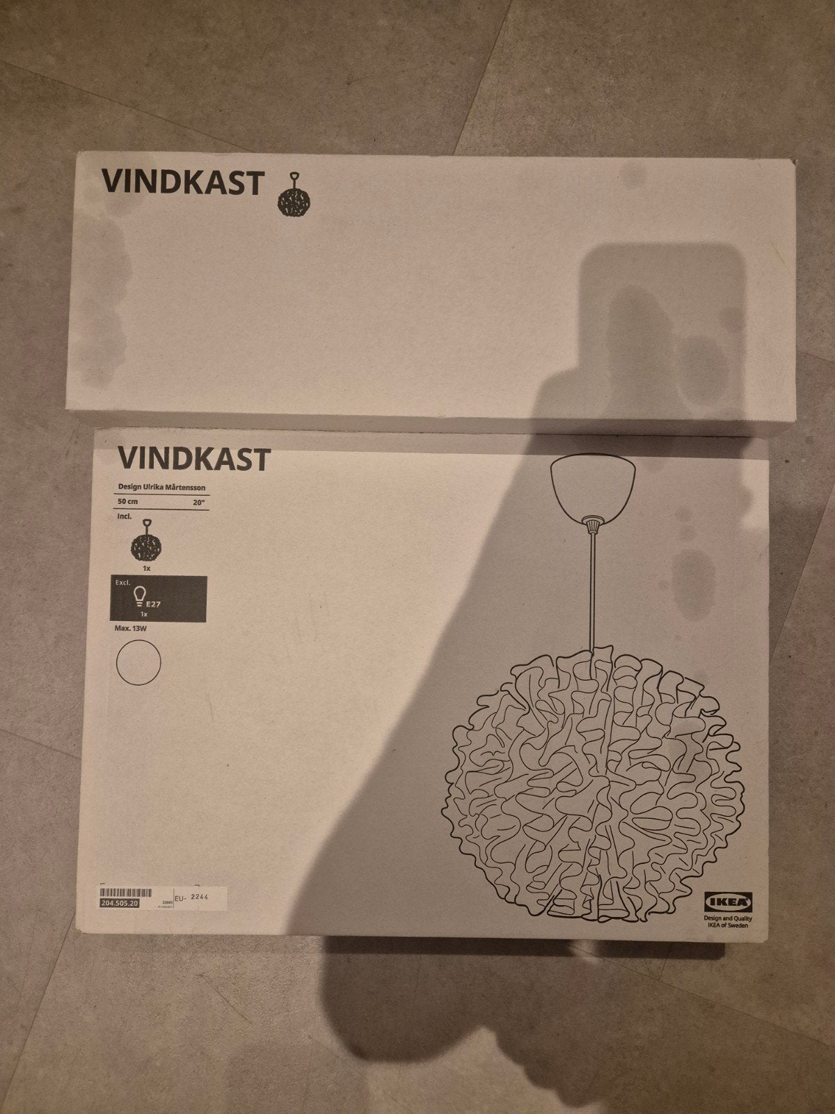 Ikea Vindkast hanglamp 50cm, Ophalen of Verzenden, Nieuw