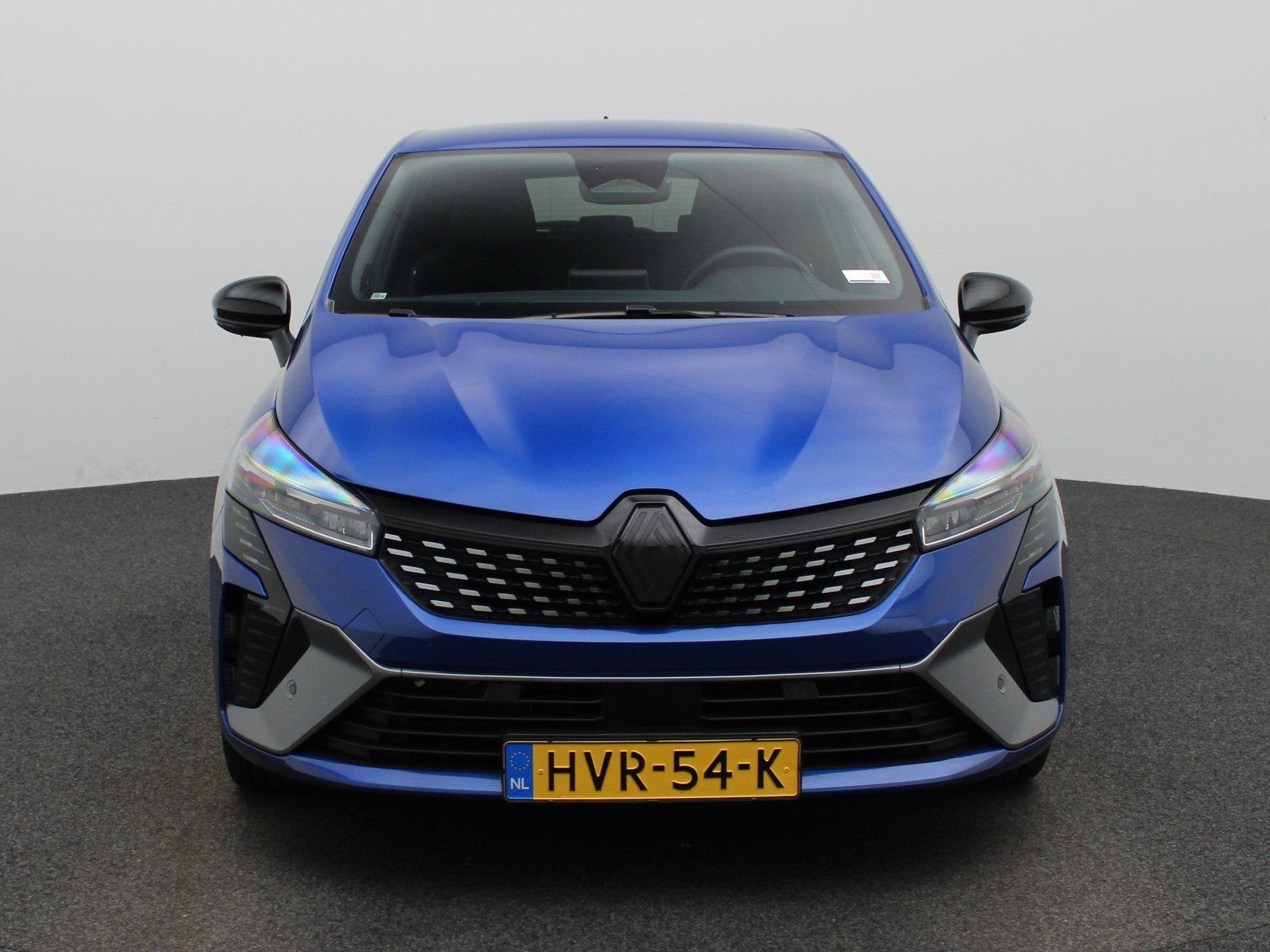 Renault Clio 1.6 E-Tech Full Hybrid 145 esprit Alpine | Adap, Auto's, Gebruikt, Euro 6, Blauw, Leder en Stof