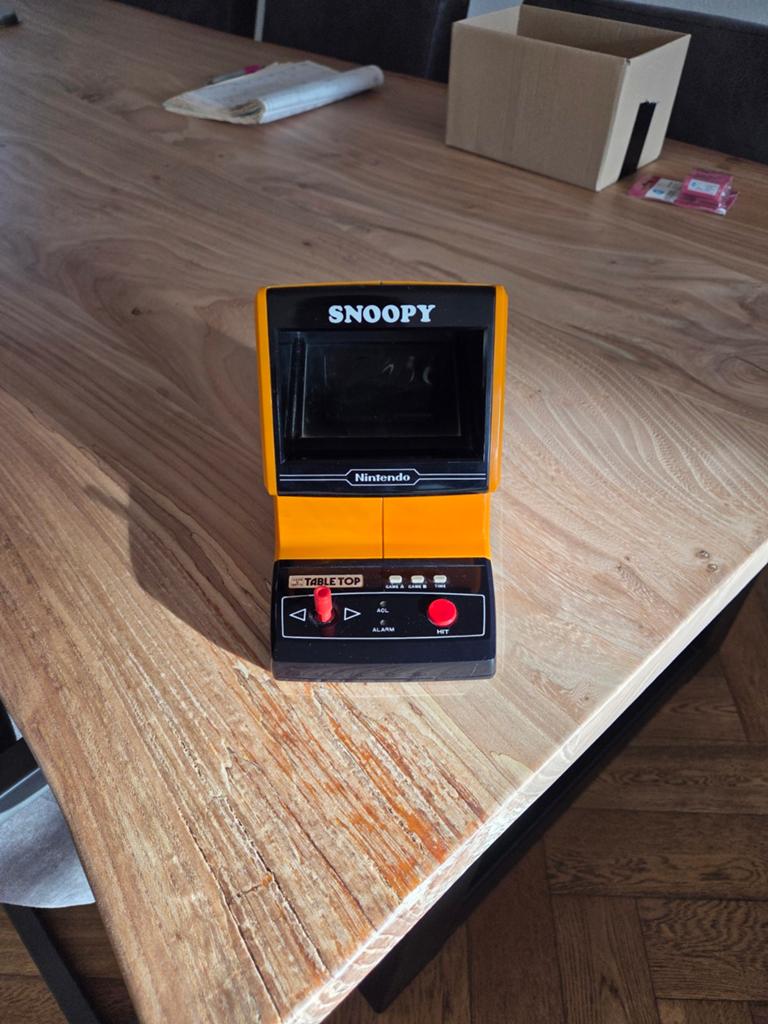 Nintendo Table Top Snoopy, Spelcomputers en Games, Ophalen, Zo goed als nieuw, Overige modellen