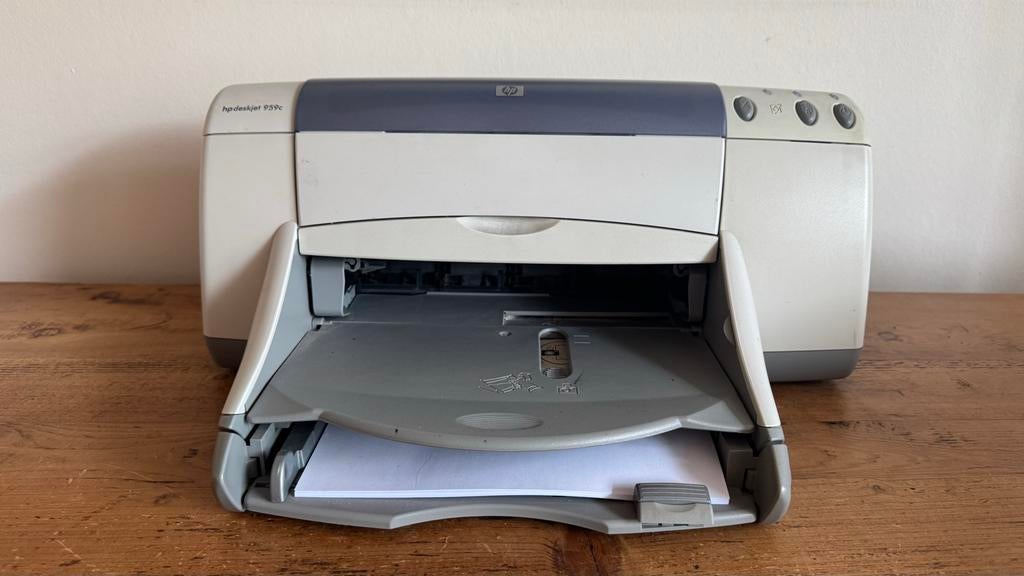 HP Deskjet 959c printer, Ophalen, Gebruikt, Printer, Inkjetprinter