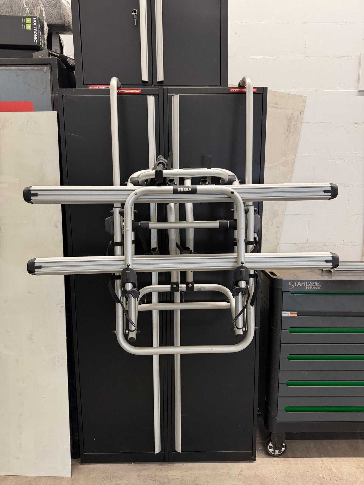 Thule Fietsendrager voor Camper/Caravan - Achterklep, Gebruikt, 2 fietsen, Elektrische fiets, Achterklepdrager