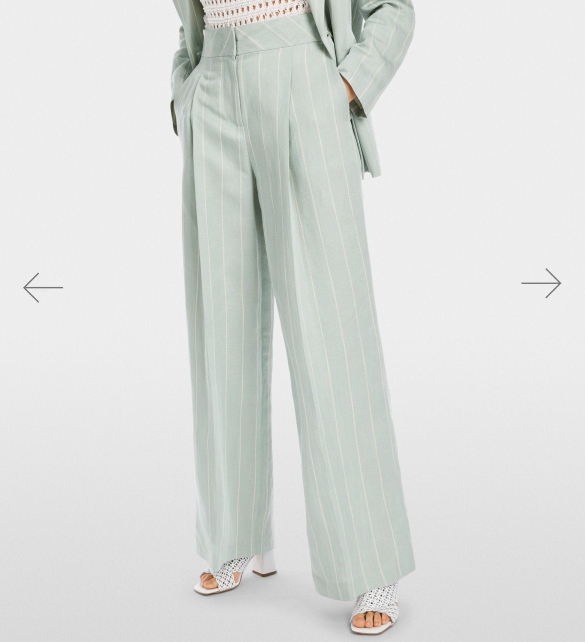 MarcCain Wichita pantalon high waist palazzo mt. 40 Wow!, Kleding | Dames, Maat 38/40 (M), Verzenden, Nieuw, Lang