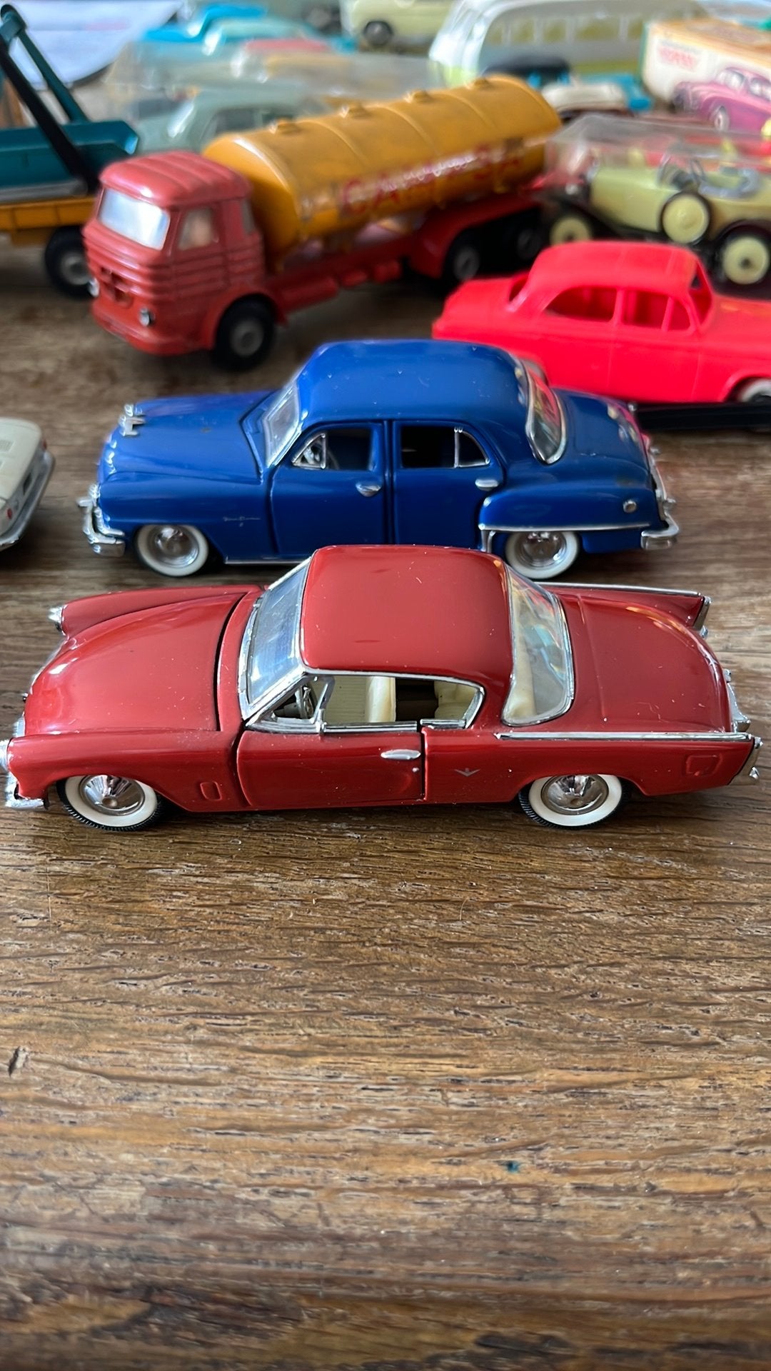 4 Franklin Mint modellen uit de jaren 80 schaal 1/43, Ophalen of Verzenden, Zo goed als nieuw, Auto, Overige merken