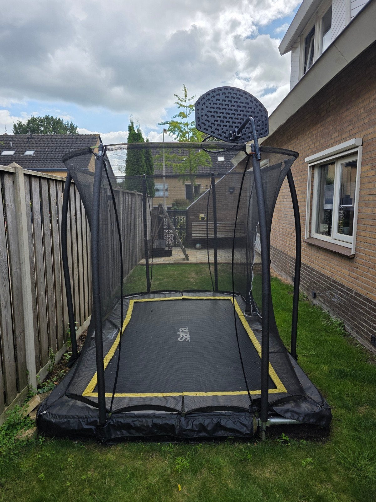 Veiligheidsnet tbv Salta Inground Trampoline 305x214cm, Kinderen en Baby's, Speelgoed | Buiten | Trampolines, Ophalen, Gebruikt