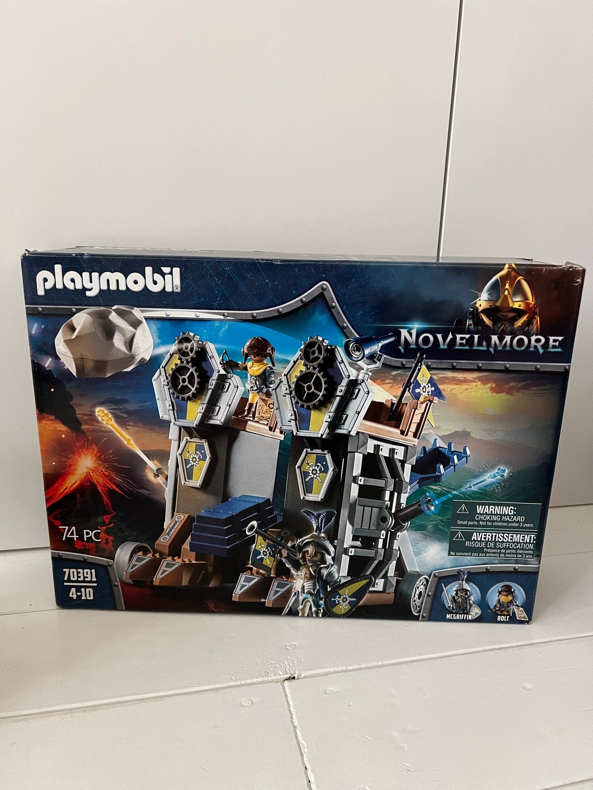Playmobil Novelmore 70391 Katapult met ridders, Kinderen en Baby's, Speelgoed | Playmobil, Gebruikt, Complete set, Voertuig, Ophalen of Verzenden
