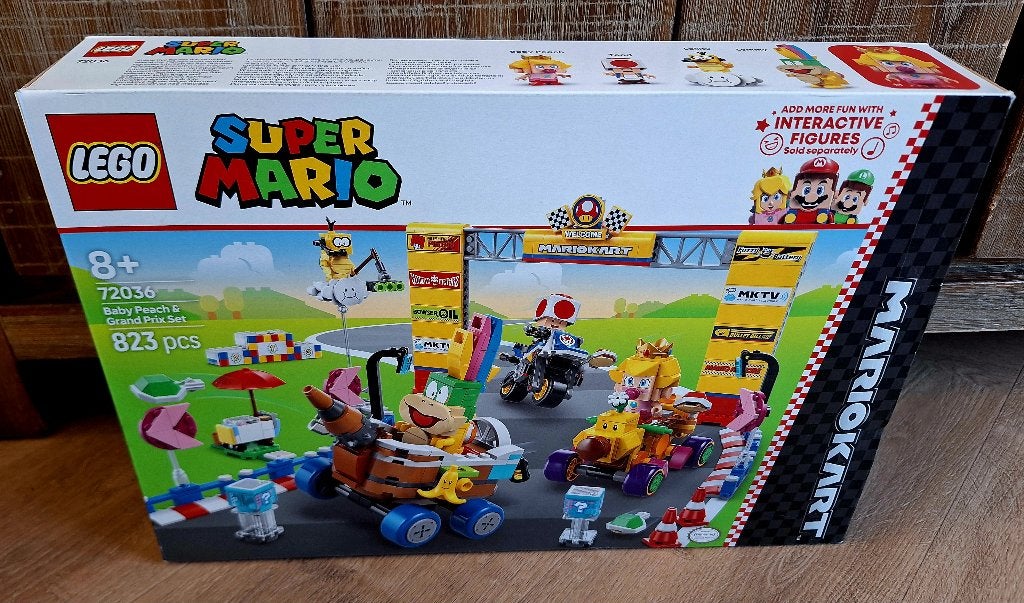 LEGO Super Mario Mario Kart Baby Peach Grand Prix 72036NIEUW, Overige thema's, Nieuw, Ophalen of Verzenden, Complete set