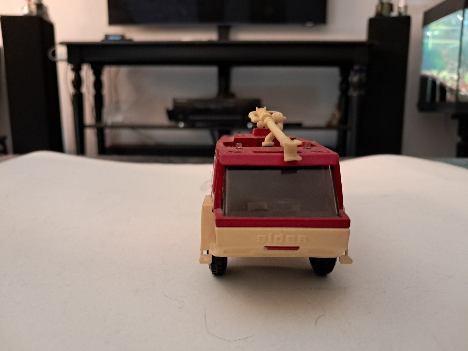 Vintage Siku V 2000 Brandweerwagen Aérodrome Strasbourg, Ophalen, Gebruikt