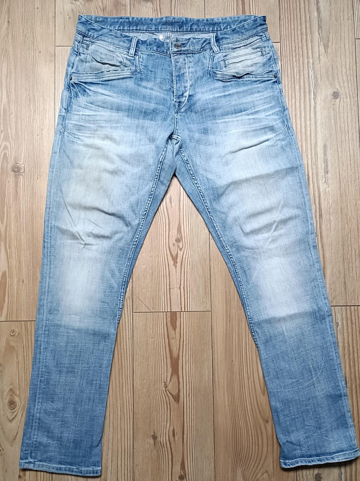 PME Legend stretch maat 38-33, Kleding | Heren, Spijkerbroeken en Jeans, Ophalen of Verzenden, Gedragen, Blauw, W36 - W38 (confectie 52/54)