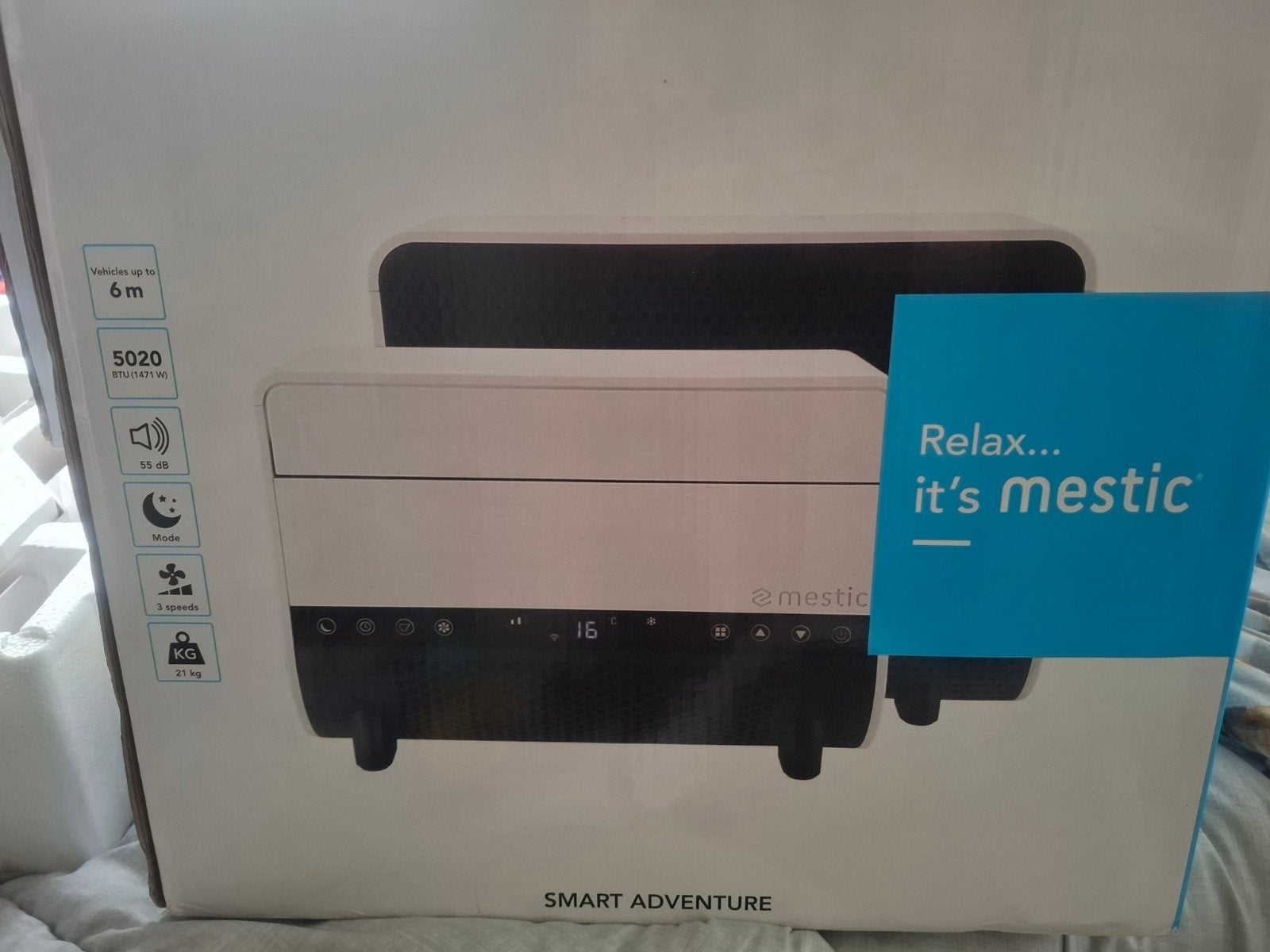 Mestic Split Unit Airconditioner SPA-5100, Ophalen, Minder dan 60 m³, Timer, Nieuw