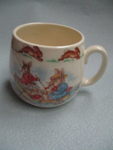 Bunnykins beker, mok, English fine bone china, Ophalen of Verzenden