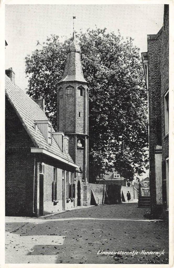 Harderwijk, Linnaeustorentje, Ophalen of Verzenden, 1960 tot 1980, Ongelopen, Gelderland