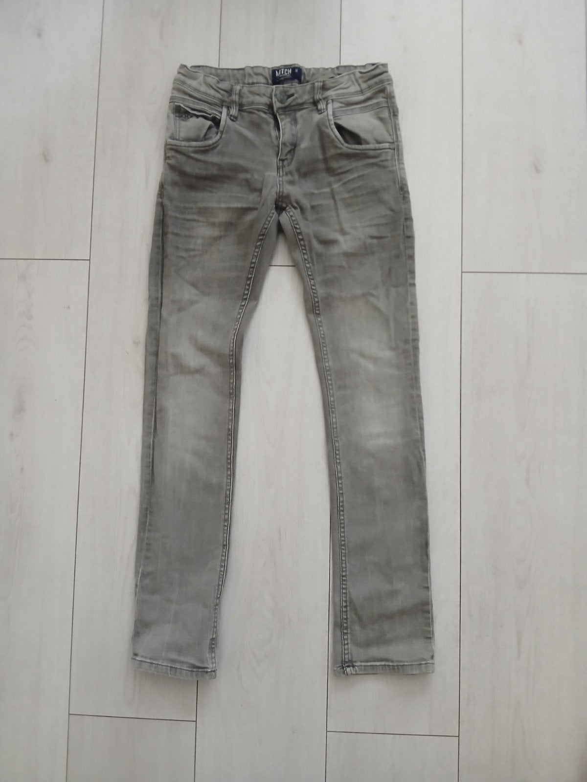 MTCH Jongens Jeans Maat 152 - Grijs, Broek, Gebruikt, MTCH, Ophalen of Verzenden