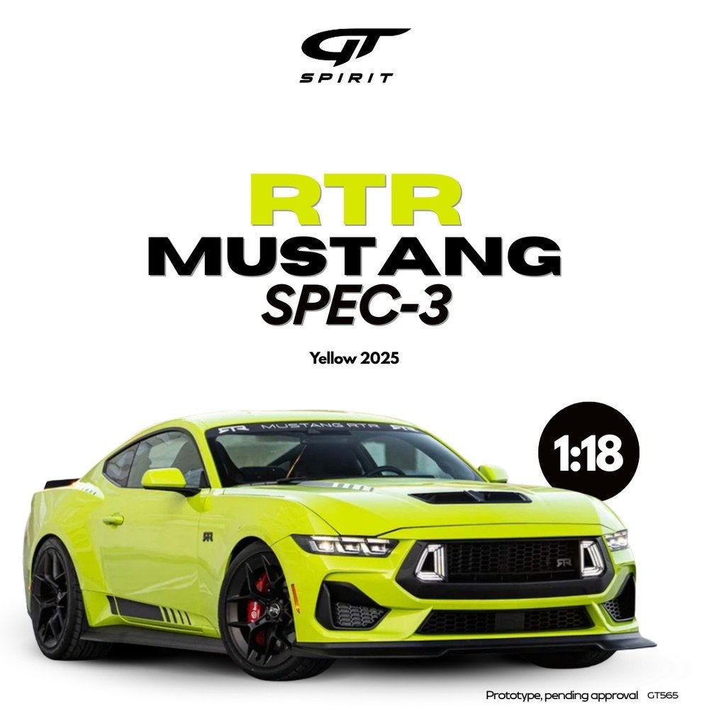 Gt Spirit Ford Mustang RTR Spec-3 1/999 1:18 Nieuw, Ophalen of Verzenden, Nieuw, Auto