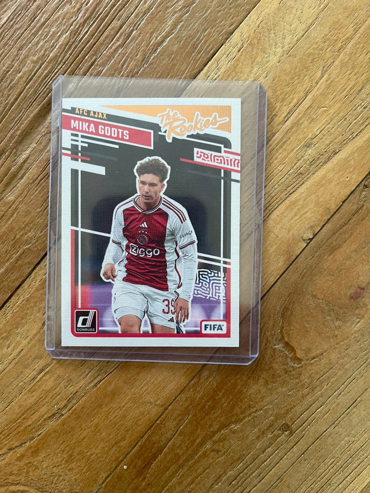 Miks Godts Rookie Kaart Panini Ajax, Ophalen of Verzenden, Zo goed als nieuw, Plaatje