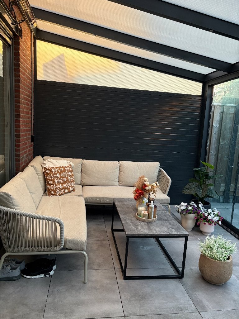 Loungeset kopenhagen karwei, Ophalen, Zo goed als nieuw, 2 zitplaatsen, Loungeset