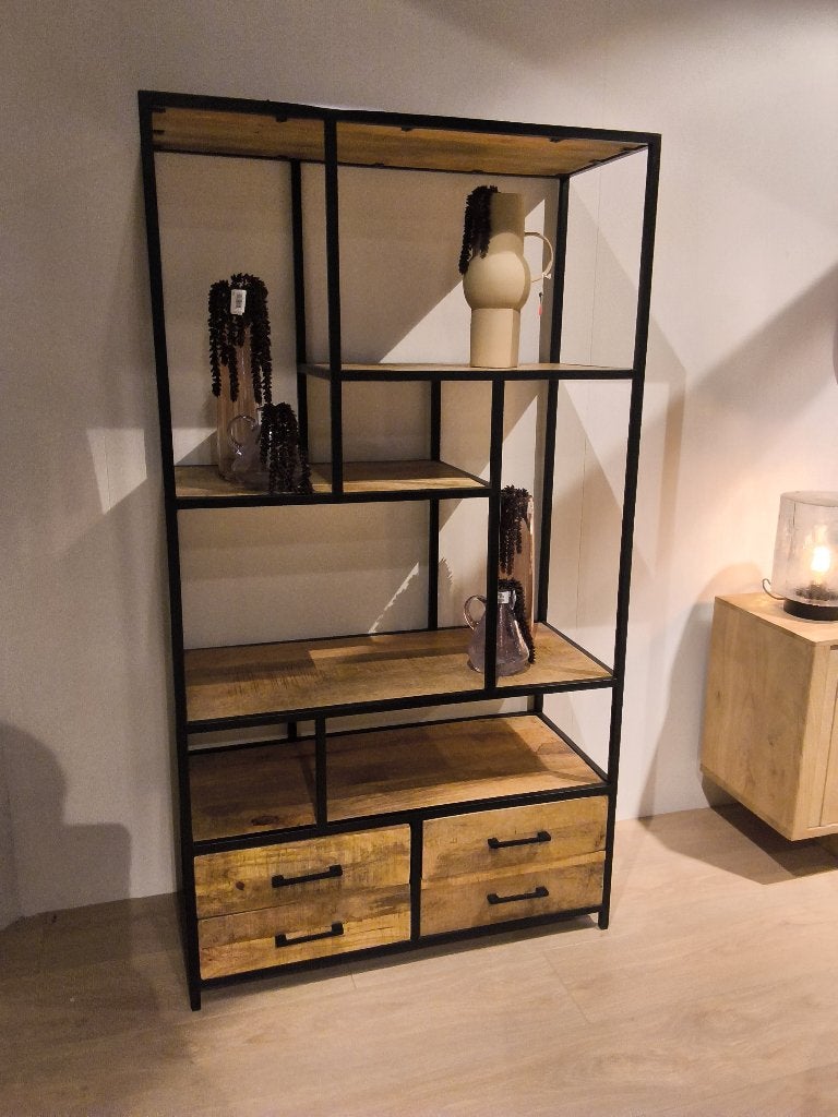 Boekenkast Apache, Huis en Inrichting, Kasten | Boekenkasten, Ophalen, Overige materialen, Nieuw, 50 tot 100 cm