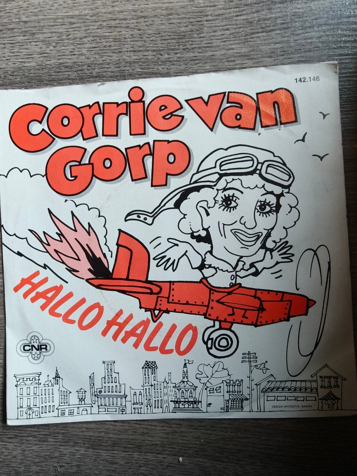 Corrie van Gorp - Hallo Hallo (Single, 1981), Gebruikt, 7 inch, Ophalen of Verzenden, EP