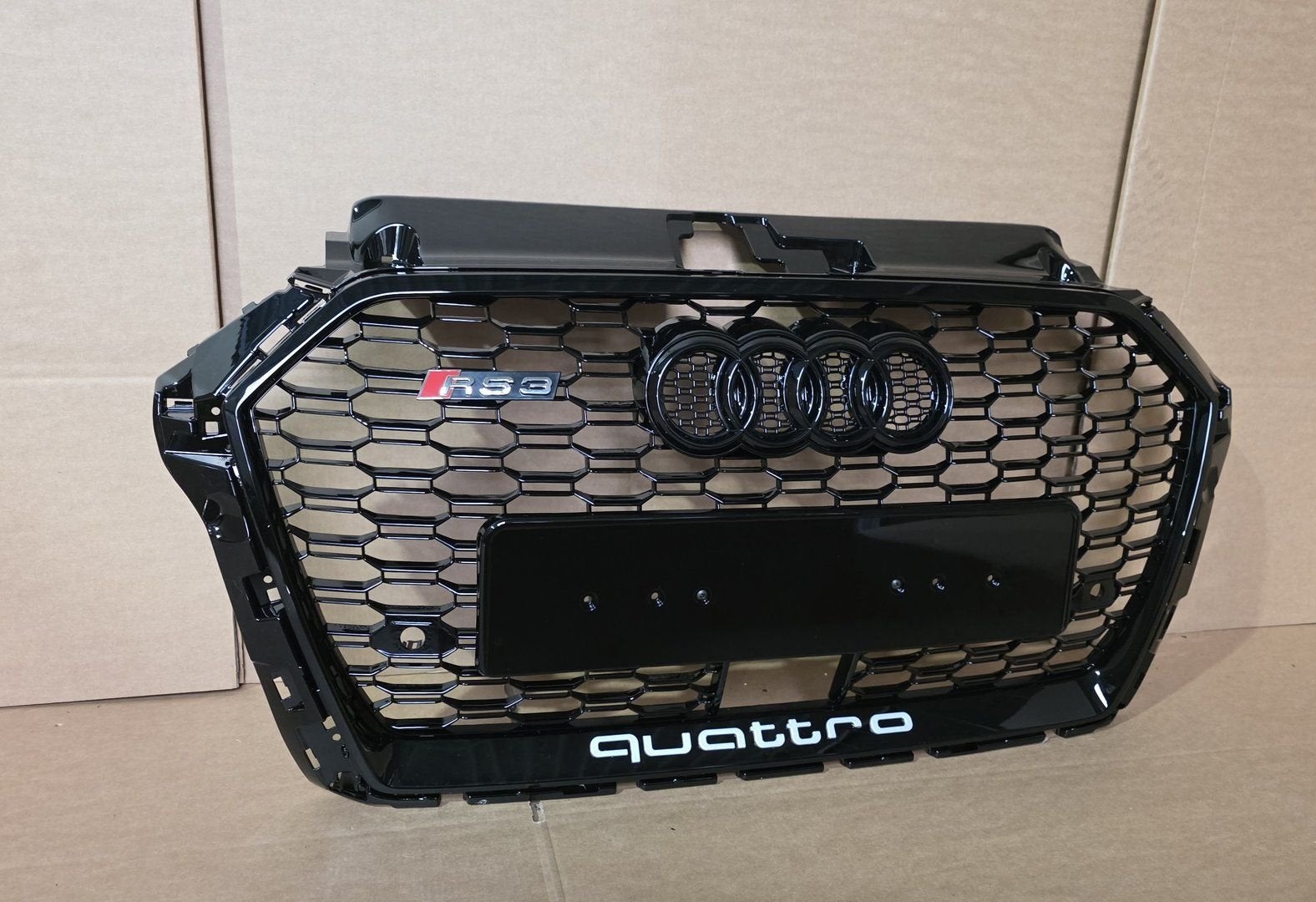 Grill AUDI A3 8V GRILLE RS3 LOOK ACC FACELIFT bj.2017-2021, -, Nieuw, Ophalen of Verzenden, -