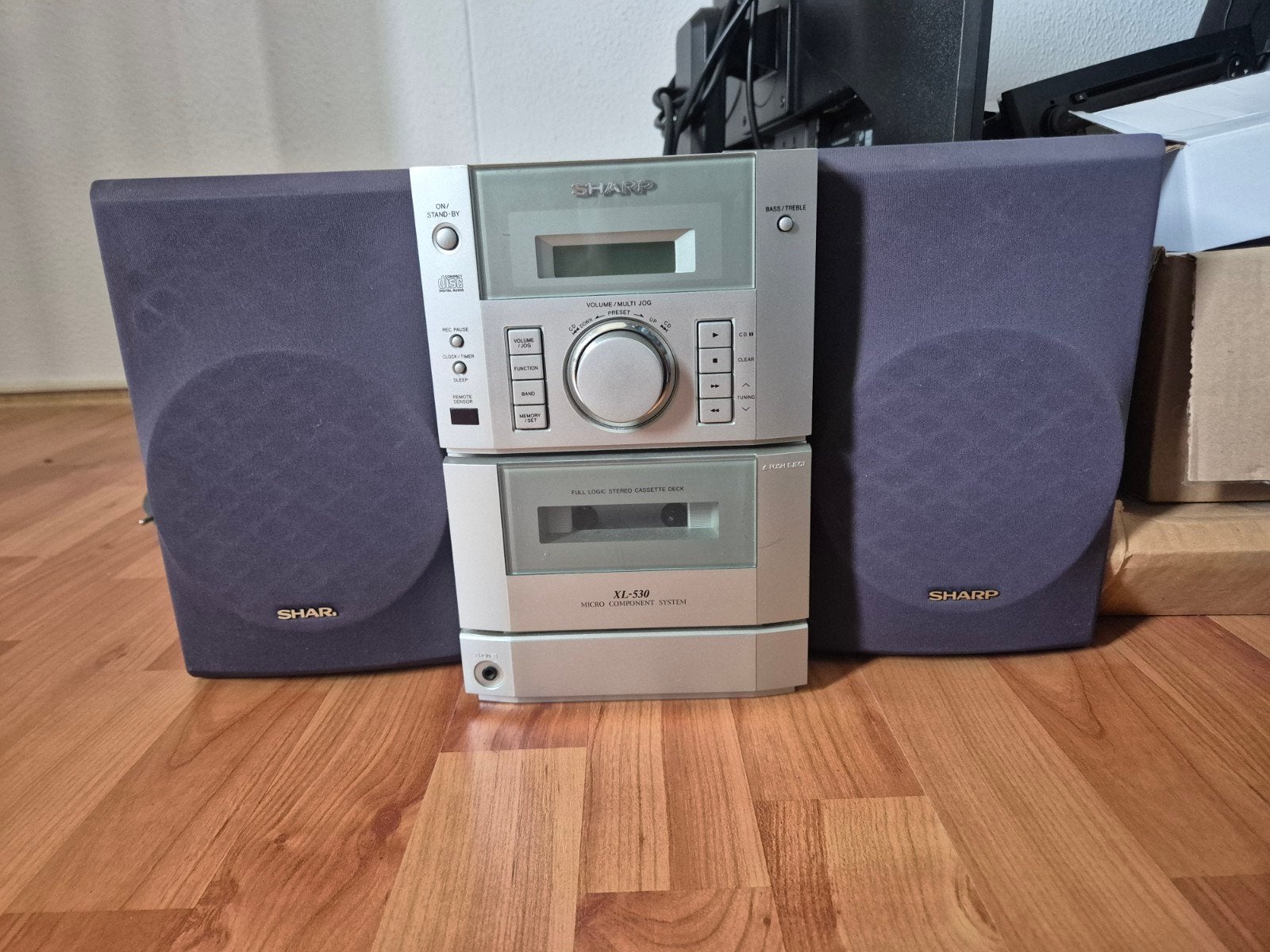 Sharp Sharp cp-xl530h - Casette, cd, radio en speakers, Ophalen, Speakers, Sharp
