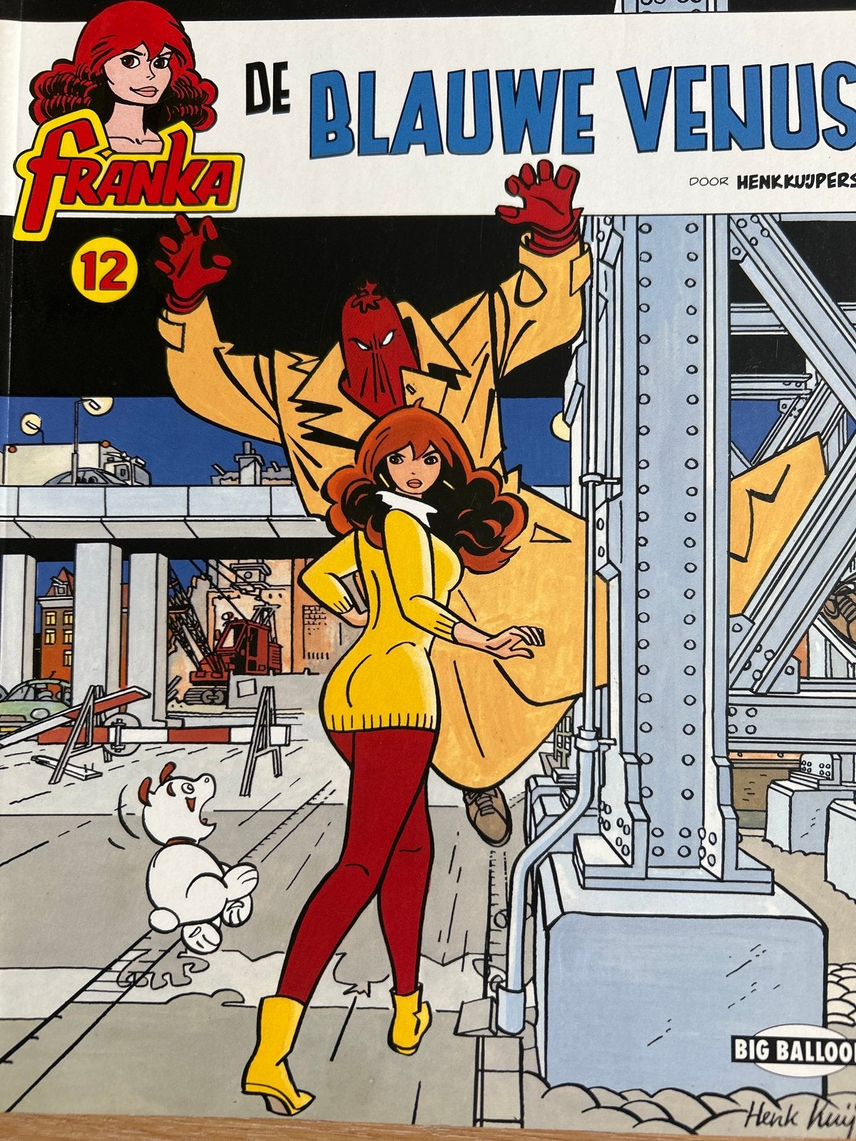Franka - De Blauwe Venus - Big Balloon - Henk Kuijpers, Boeken, Stripboeken, Eén stripboek, Ophalen of Verzenden, Zo goed als nieuw
