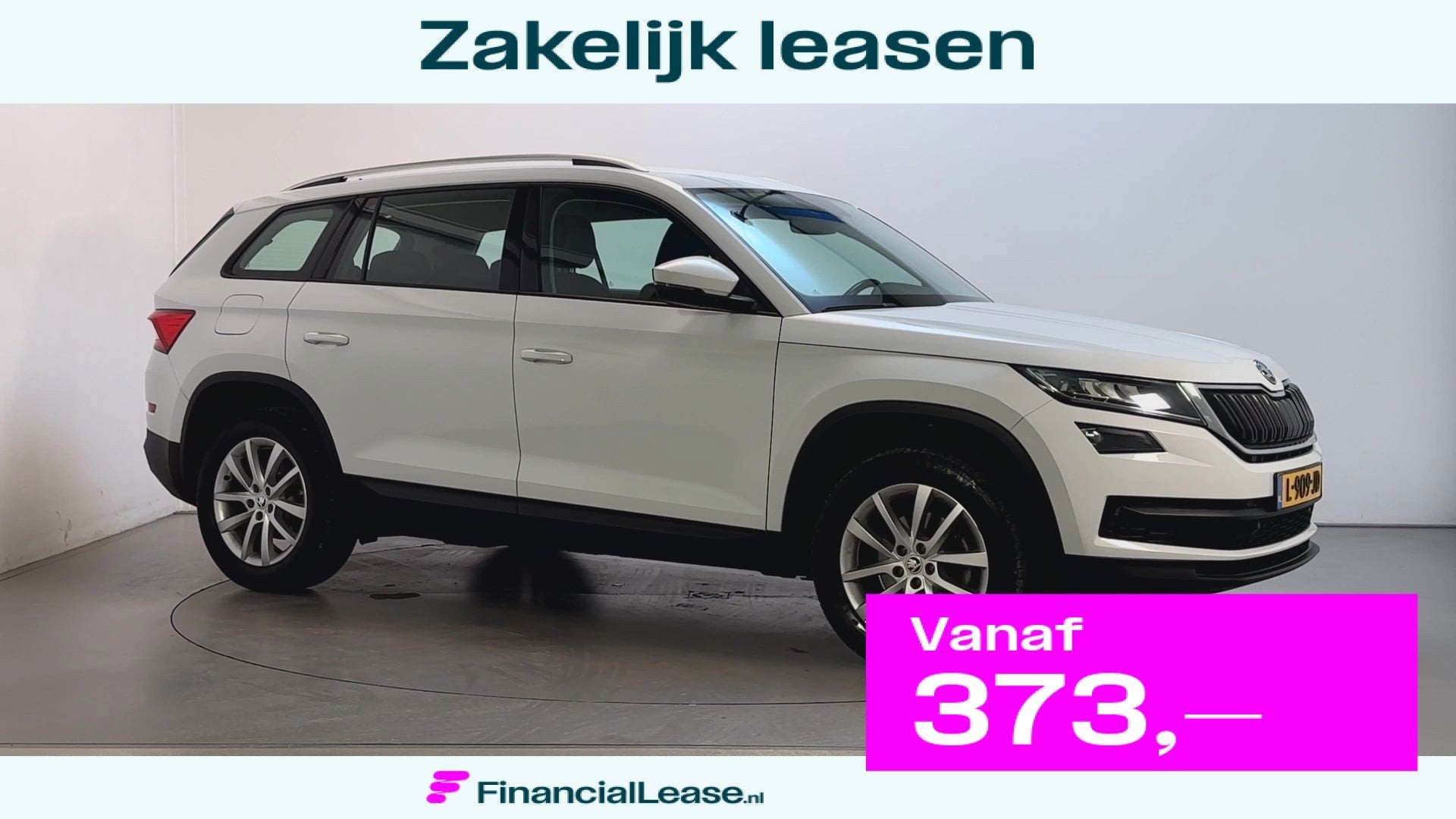 Skoda Kodiaq 1.5 TSI 150pk DSG Business Edition 7p. LED Came, Dealer onderhouden, 4 cilinders, Wit, Origineel Nederlands