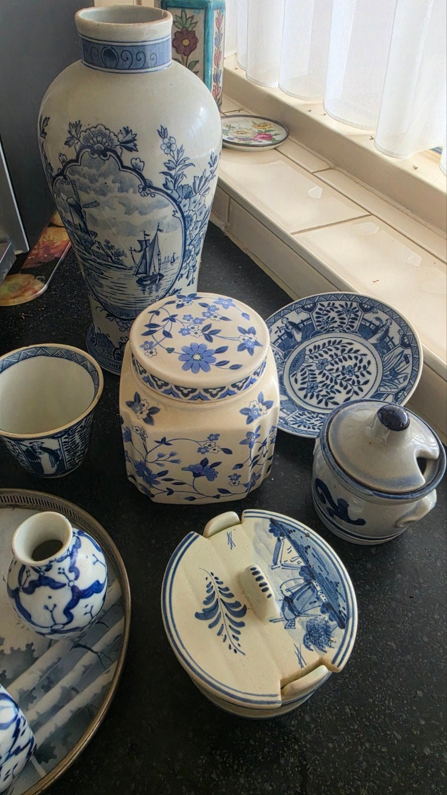 Delfts Blauw Collectie: Vazen, Potten en Schalen, Ophalen of Verzenden