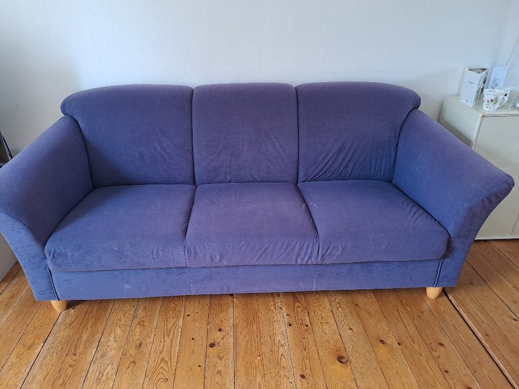 Bank en inboedel verkoop, 75 tot 100 cm, Zo goed als nieuw, Rechte bank, 200 tot 250 cm