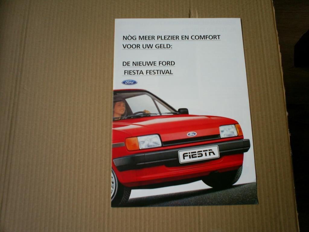 Ford Fiesta Nog meer plezier 10 / 1984 4 pag., Verzenden, Zo goed als nieuw, Ford