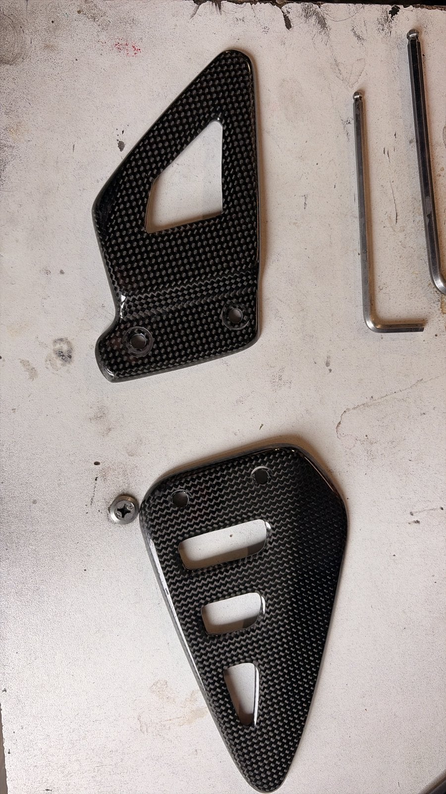 Suzuki GSXR SRAD TL1000s TL1000r carbon schetsplaten, Ophalen, Nieuw