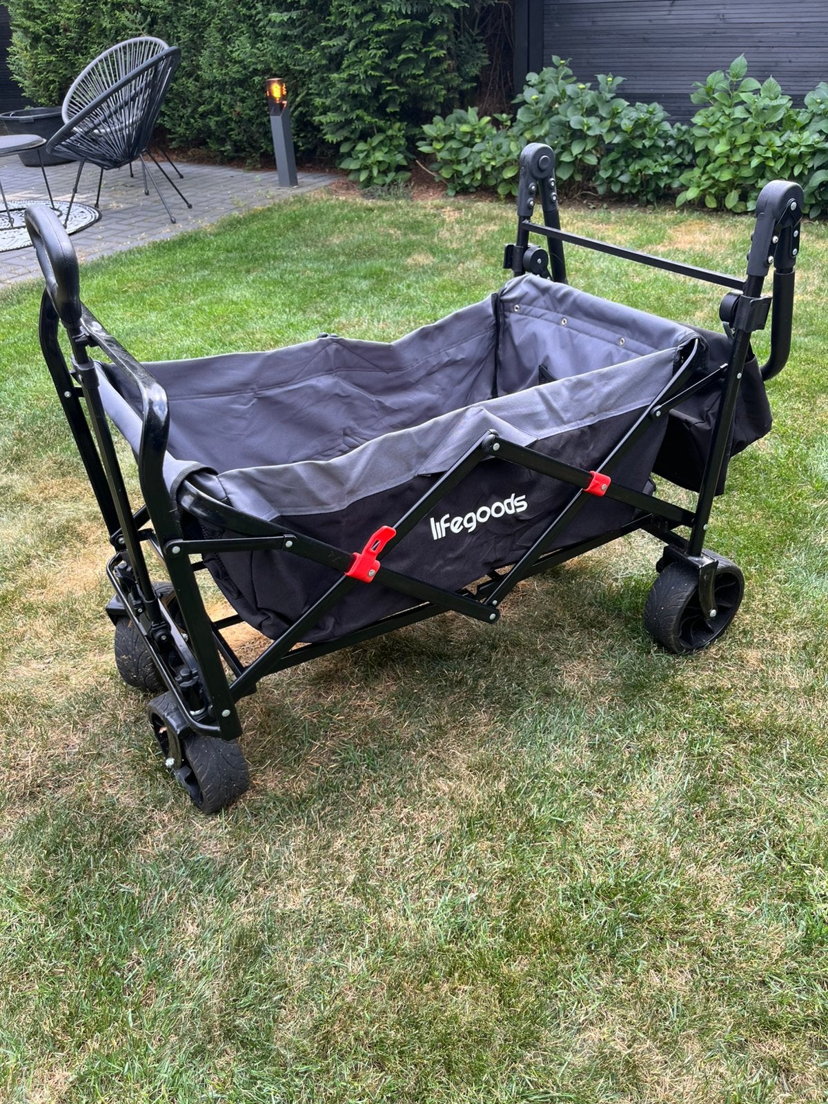 Opvouwbare bolderkar - 120kg draagkracht!, Caravans en Kamperen, Bolderkarren, Ophalen, Opvouwbaar, Gebruikt