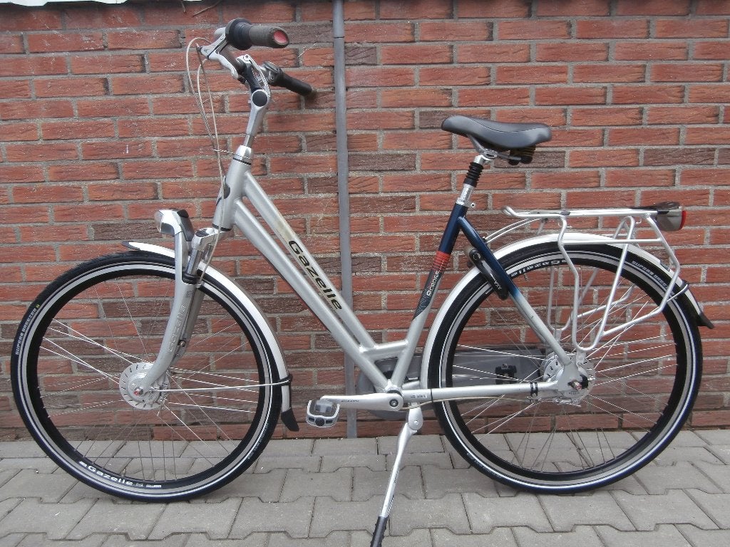 Zeer mooie Gazelle Orange dames 53 cm. met 8 versnellingen, Ophalen, 53 tot 56 cm, Versnellingen, Zo goed als nieuw