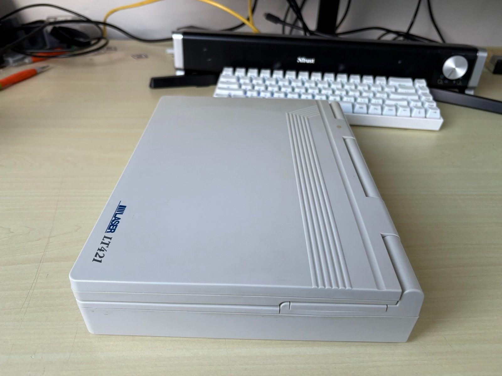 Laser LT421E 486 Notebook met Win311, compleet pakket, Computers en Software, Vintage Computers, Ophalen of Verzenden