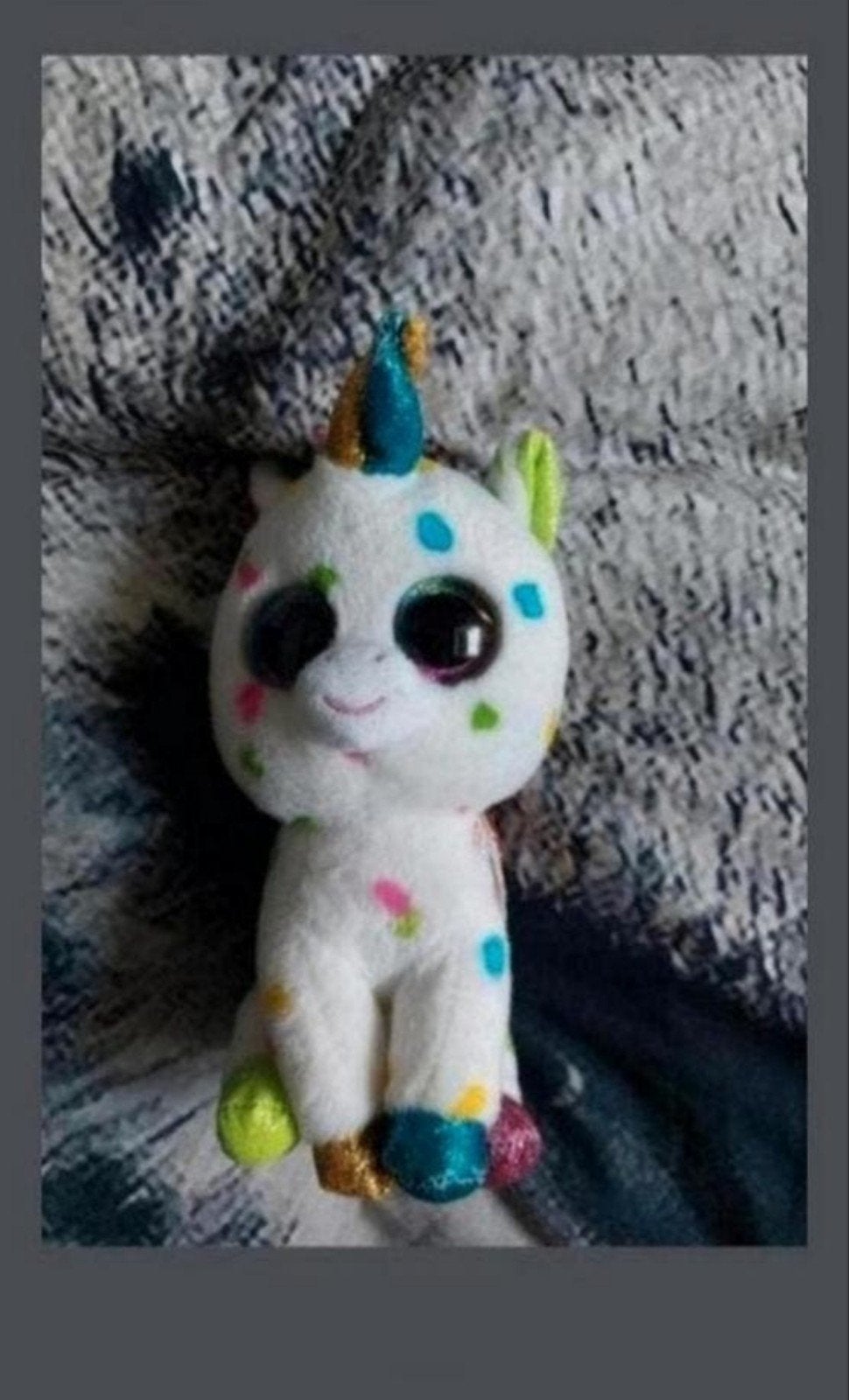 knuffel, ty unicorn/eenhoorn, harmonie, Kinderen en Baby's, Ophalen of Verzenden, Zo goed als nieuw, Overige typen