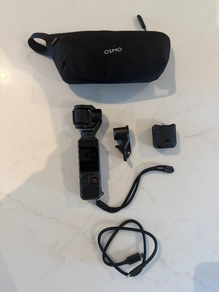DJI Osmo Pocket 4 Complete Set+Mic Mini+Fill Light+Tripod