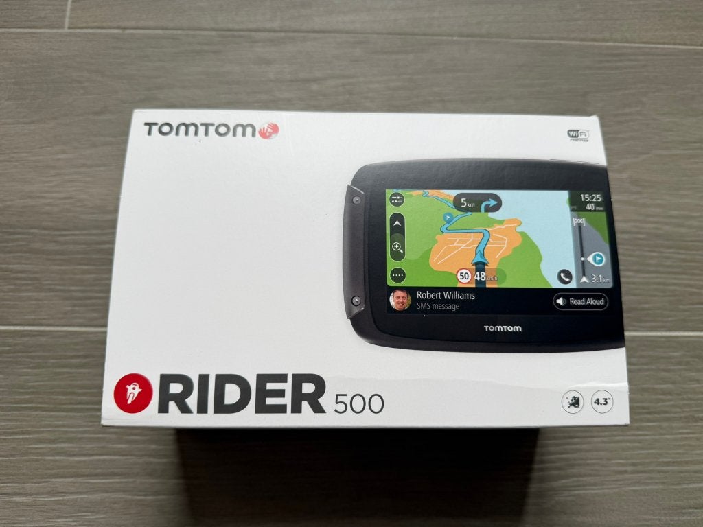 Tomtom Rider 500 - geheel compleet met alle accessoires, Ophalen of Verzenden, Zo goed als nieuw