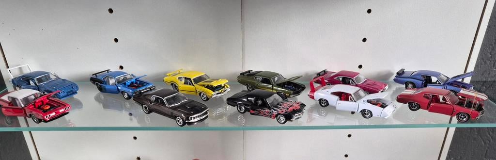 M2 Machines Muscle Cars - Uit Vitrine, Goede Staat, Ophalen of Verzenden, Zo goed als nieuw, Auto