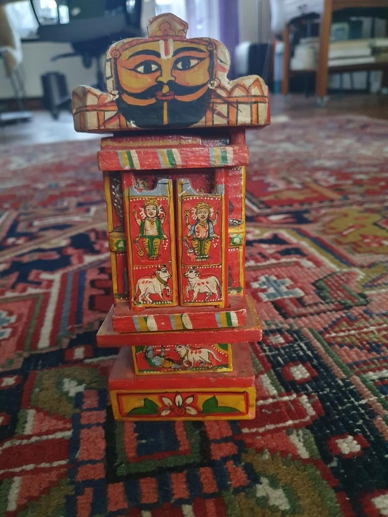 Unieke Rajasthani Kavad: Draagbaar Tempelverhaal, Ophalen of Verzenden