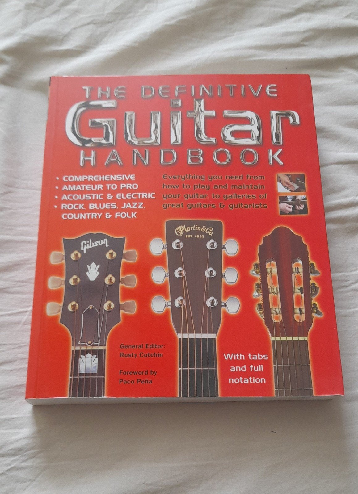 The Definitive Guitar Handbook - Gitaarboek, Ophalen of Verzenden, Zo goed als nieuw, Instrument, Rusty Cutchin