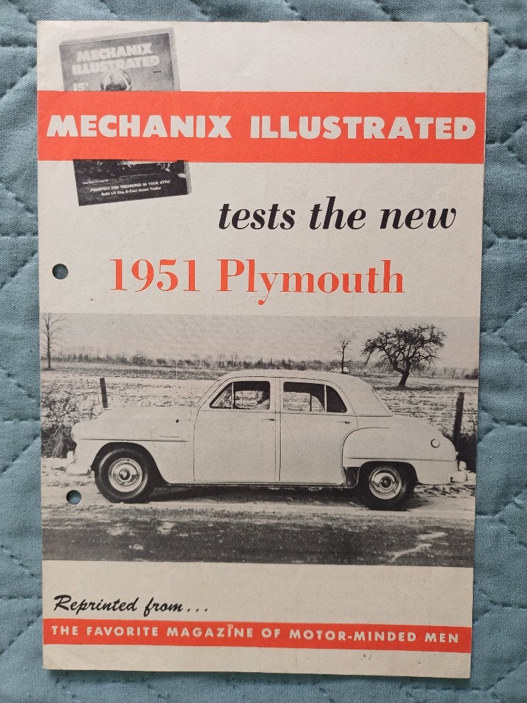 Plymouth reprint uit 1951, Verzenden, Gelezen, Overige merken