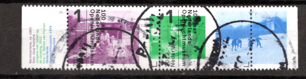 gestempelde zegels. Jaar 2012. open lucht museum met tab, Ophalen of Verzenden, Na 1940, Gestempeld