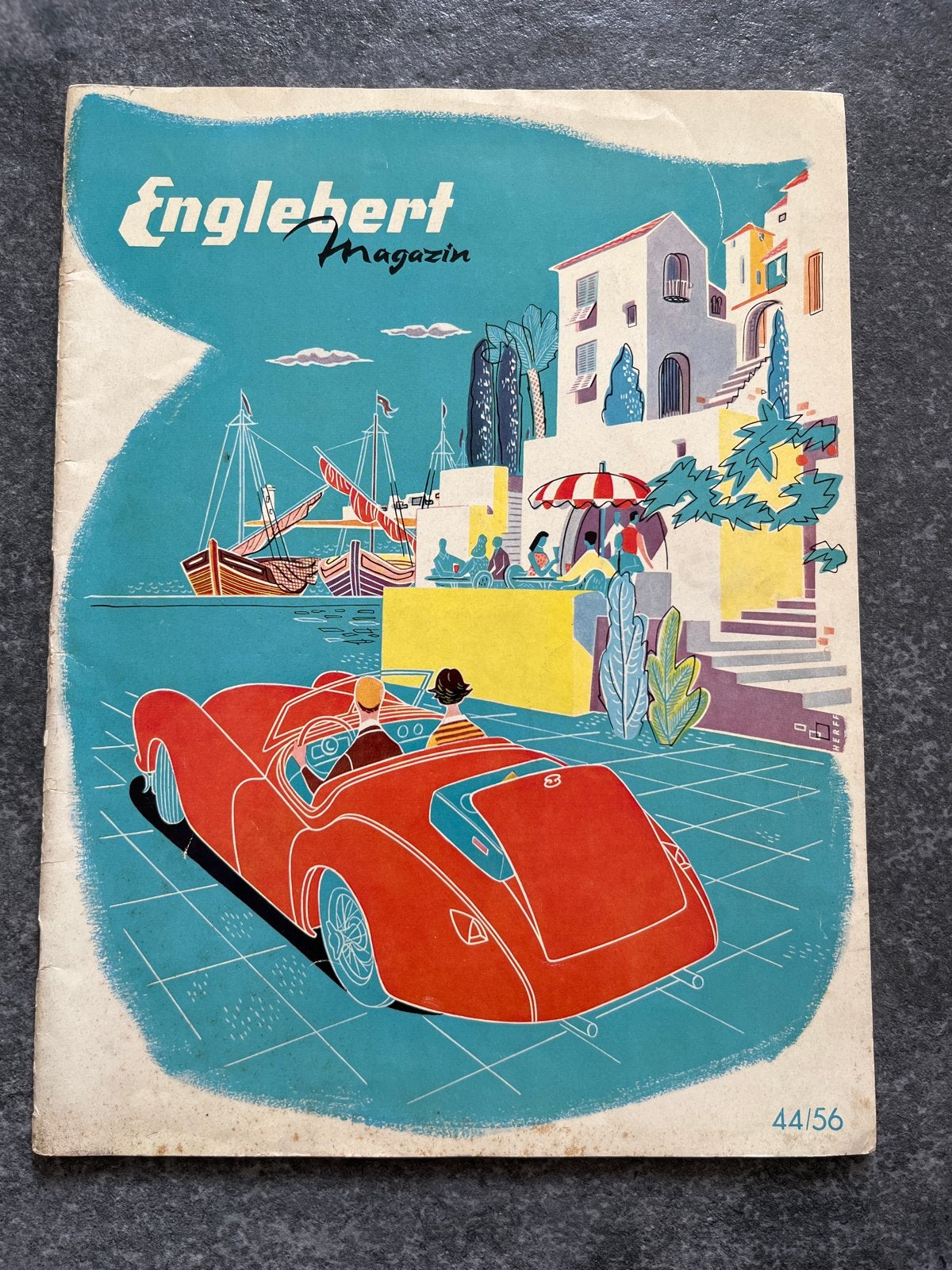 Vintage Englebert Magazin 1956, Ophalen of Verzenden, Gelezen, Algemeen