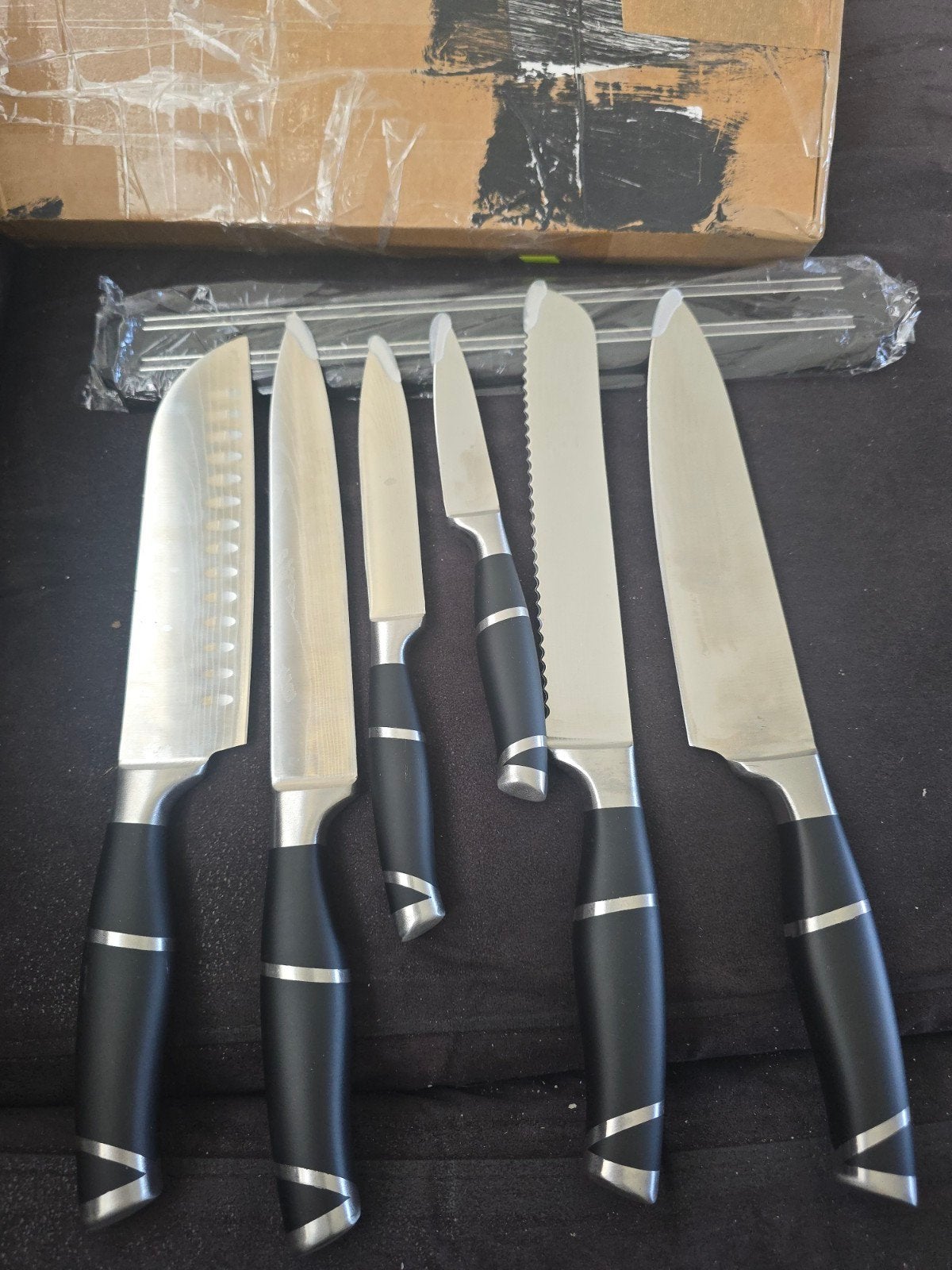 Messenset 6-delig met magnetische strip, Overige typen, Ophalen of Verzenden, Metaal, Overige merken