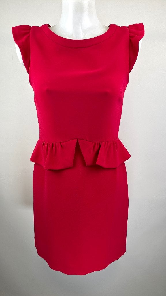 SANDRO Rode jurk  Maat 2 - 36, Kleding | Dames, Sandro, Ophalen of Verzenden, Zo goed als nieuw, Knielengte
