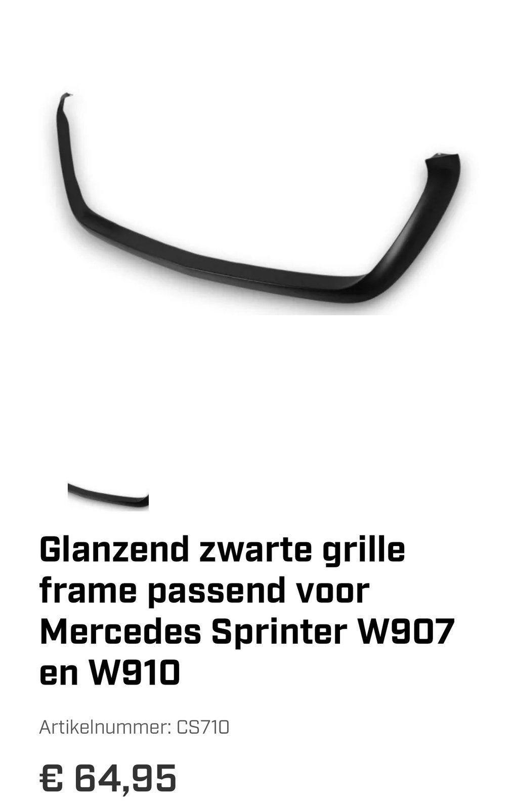 Sprinter grille rand  907, Auto-onderdelen, Ophalen of Verzenden